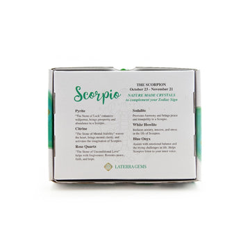 Shop Laterra Gems Zodiac Crystal Set-Scorpio